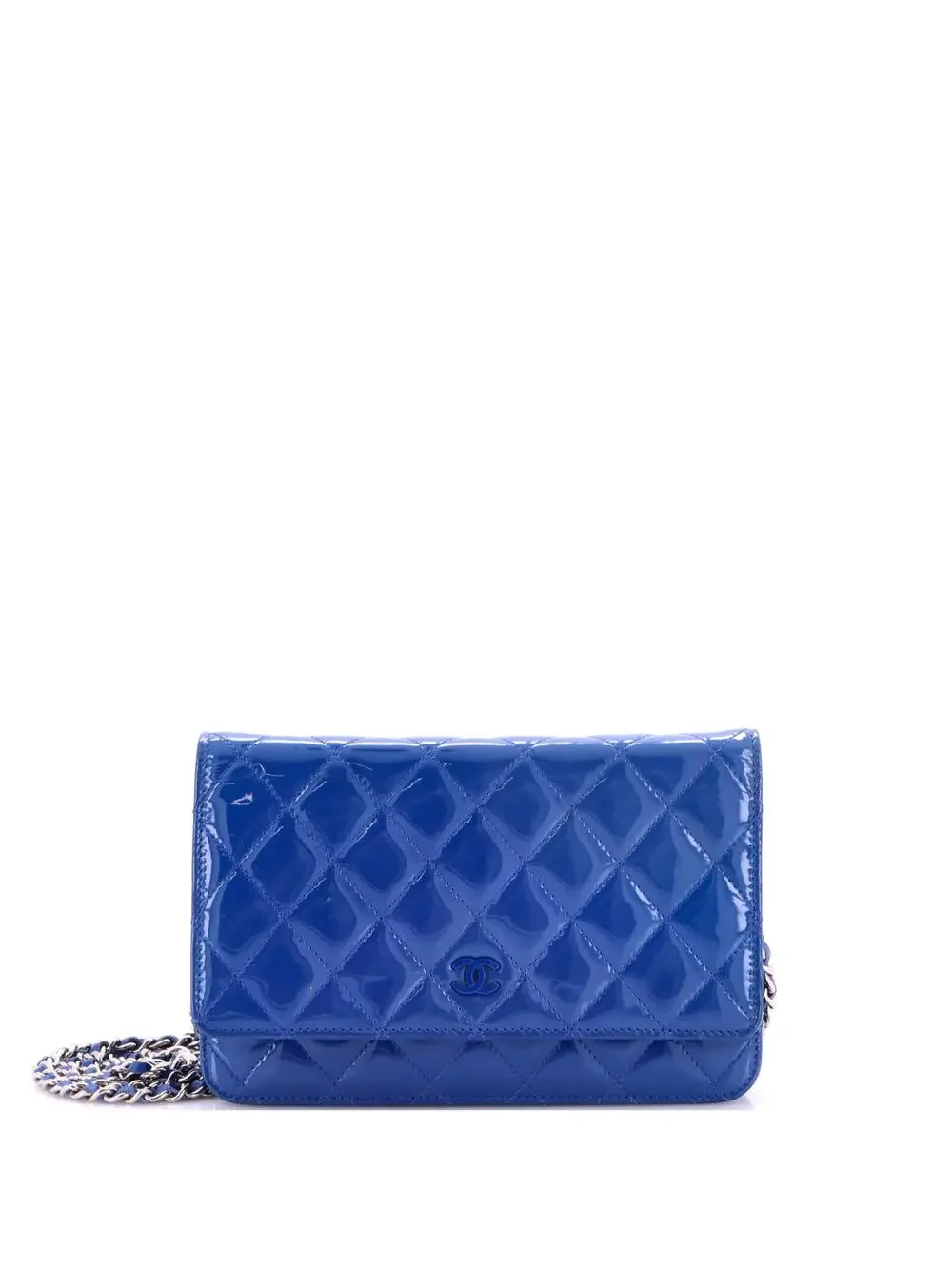 Chanel Wallet On Chain Quilted Patent #260942C25B